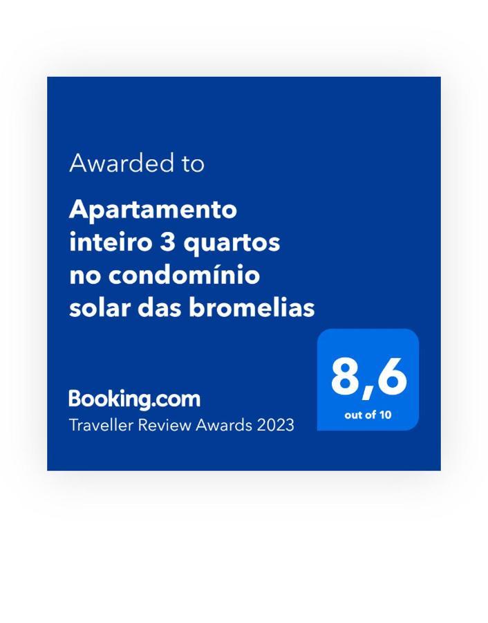 Apartamento inteiro 3 quartos no condomínio solar das bromelias Bombinhas Exterior foto
